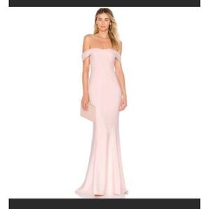 Likely Off-Shoulder Pink Prom Dress